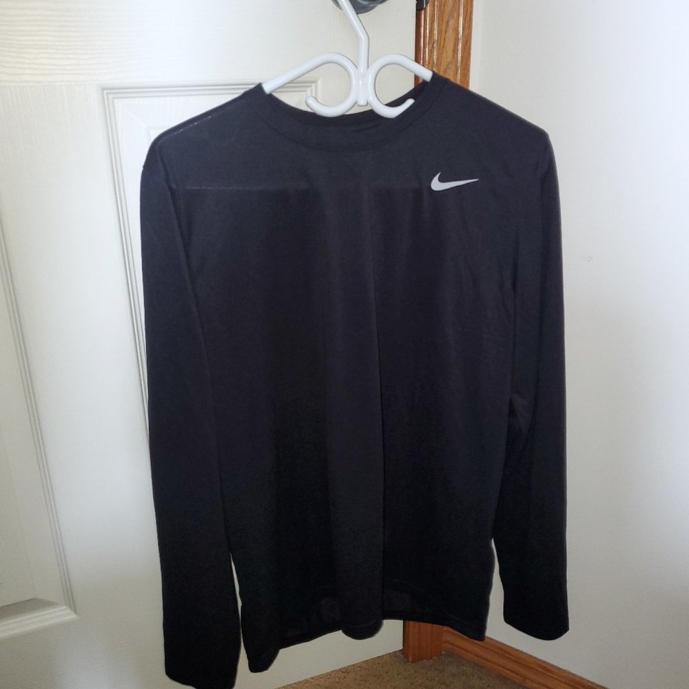 Nike Mens Legend 2.0 Long Sleeve Dri-Fit Training Shirt black
